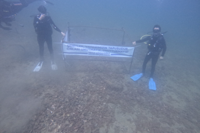Bursa’da şehit ve gazi yakınlarından anlamlı dalış etkinliği