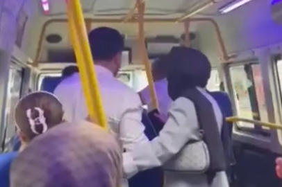 Bursa'da minibüs şoförü yolcuları çileden çıkardı...