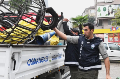 Osmangazi Belediyesi işgallere göz açtırmıyor