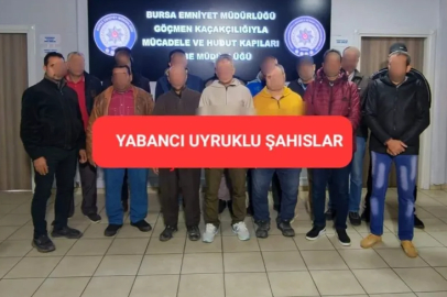 Bursa’da kaçak göçmen operasyonu: 33 kişi yakalandı