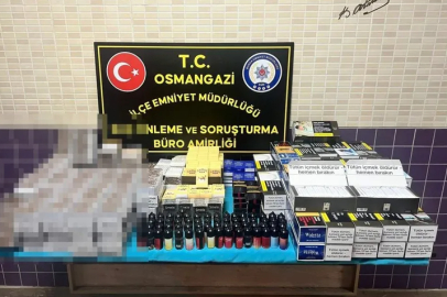 Bursa’da kaçak tütün operasyonu: Binlerce ürün ele geçirildi