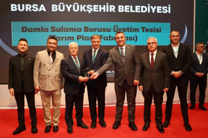 Büyükşehir'in çiftçi ve çevre dostu yatırıma anlamlı ödül