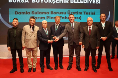 Büyükşehir'in çiftçi ve çevre dostu yatırıma anlamlı ödül