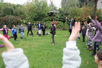 Minik kaşifler Leylek Göl Evi'nde