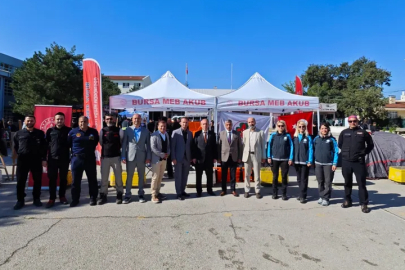 Bursa’da afet farkındalığı için gerçeği aratmayan tatbikat