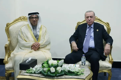 Erdoğan, BAE Devlet Başkan Yardımcısı Al Nahyan ile görüştü