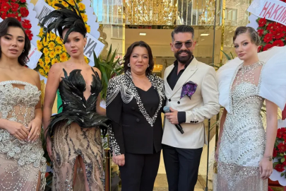 Filiz Çekil’den İnegöl’e moda çıkarması: Açılışa ünlü yağdı