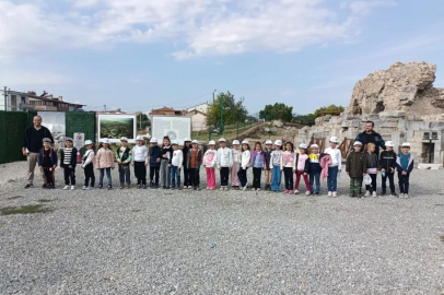 Minik kaşifler iş başında: İznik’te tarihe yolculuk