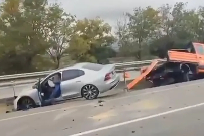 Bursa Yenişehir yolunda zincirleme kaza: 3'ü ağır 4 yaralı