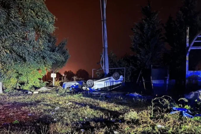 Bursa’da kaygan yol kazaya neden oldu: 2 kişi yaralandı