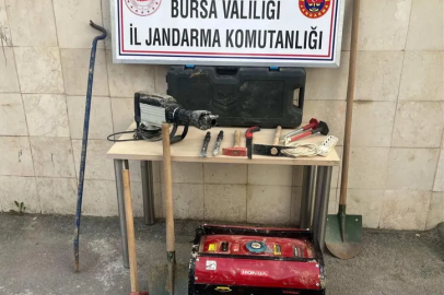 Gemlik’te kaçak kazıya suçüstü: 1 kişi tutuklandı