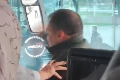 Gemlik’te toplu taşımadagerginlik: Yolcu yakını şoföre saldırdı