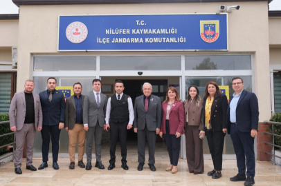 Özdemir’den Nilüfer İlçe Jandarma Komutanı Önderışık’a ziyaret