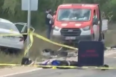 Bursa'da feci kaza: Motosiklet sürücüsü hayatını kaybetti