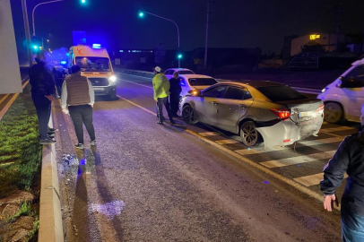 İnegöl'de zincirleme kaza : 1'i çocuk 5 yaralı