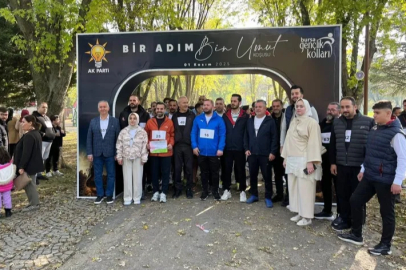 Bursa'da Gazze ve Filistin halkı için koştular