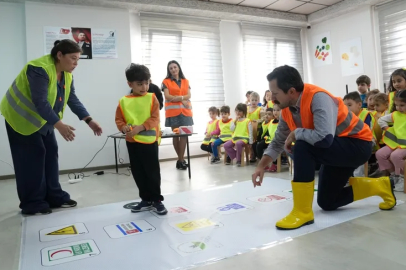 Osmangazi kreşlerinde miniklere iş güvenliği eğitimi