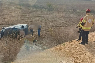 Bursa’da direksiyon dersi şarampolde son buldu