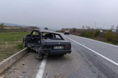 Bursa'da trafik kazası: 1 ölü, 2 yaralı