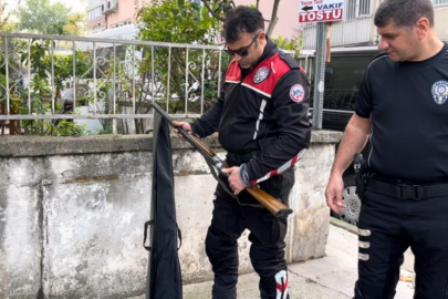 Bursa'da 'huzur' uygulamasında av tüfeği çıktı