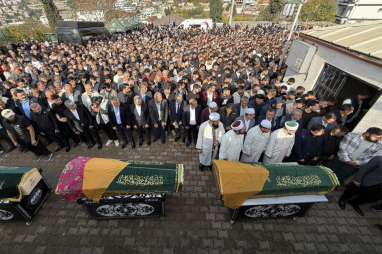 Kocaeli'deki tesiste ölen 6 kişi, son yolculuklarına uğurlandı