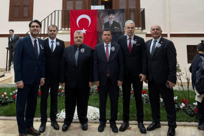 Başkan Aydın Selanik’te Atatürk’ü andı