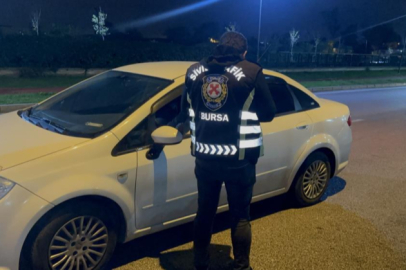 Bursa'da sivil ekiplerden gece denetimi
