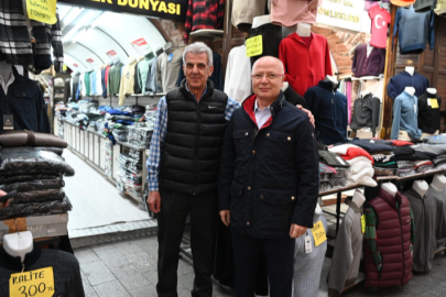 AK Parti Bursa İl Başkanı Davut Gürkan çarşı esnafıyla bir araya geldi