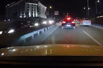 Bursa'da zincirleme kaza kameraya yansıdı