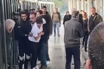 Bursa metrosunda koltuk kavgası