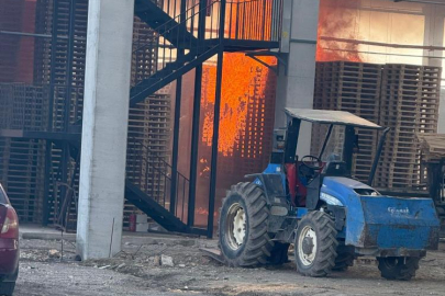 Bursa’da palet fabrikası alevlere teslim oldu