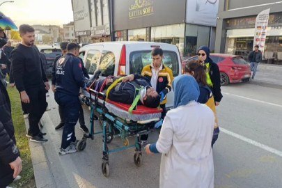 Bursa'da hafif ticari araç cipe çarptı: 1 yaralı