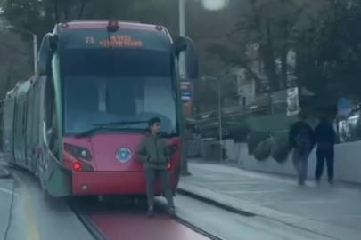 Bursa'da tehlikeli yolculuk