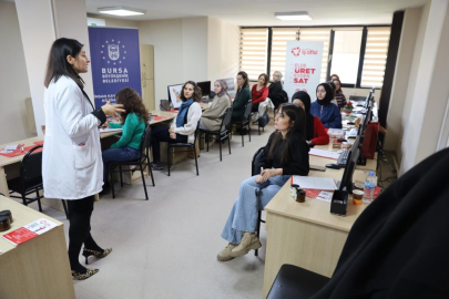 Bursa'da üreten kadınlara büyükşehir desteği