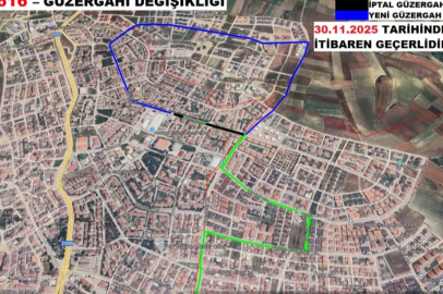 İnegöl’de halk otobüsü hatlarında düzenleme yapıldı