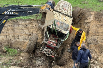 Bursa'da off-road yarışında korku dolu anlar...