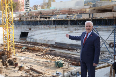 Atatürk Spor Salonu hızla yükseliyor