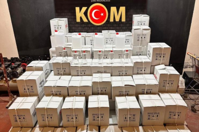 Bursa'da bin 200 litre etil alkol ele geçirildi