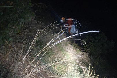 Bursa'da ormanlık alanda mahsur kalan bir kişi kurtarıldı