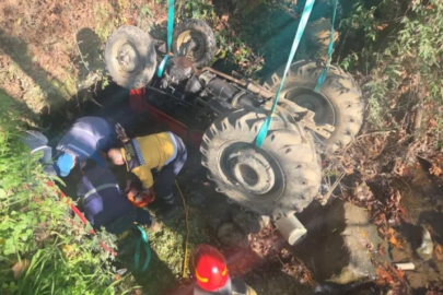 Bursa'da traktör altında can pazarı