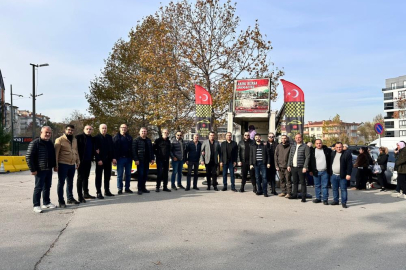 Bursa'da taksicilerden yürek ısıtan şehitler hayrı