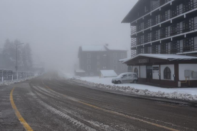 Uludağ'da kar var oteller kapalı