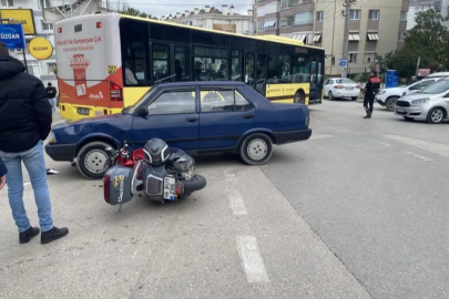 Bursa'da feci kaza: Motosikletli ağır yaralandı