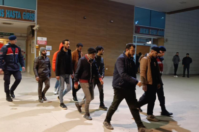 İnegöl'de 8 kaçak göçmen yakalandı