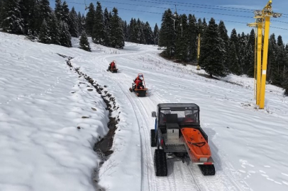 Uludağ'da sezon öncesi hazırlıklar tam gaz