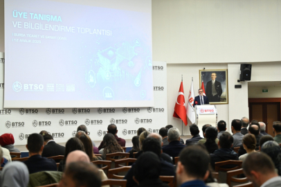 Başkan Burkay BTSO’nun yeni üyeleriyle bir araya geldi
