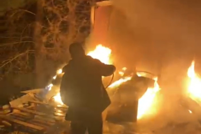 Bursa'da küllükte unutulan sigara yangına neden oldu