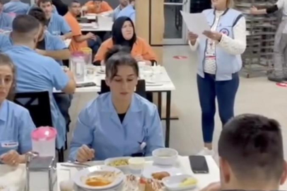 Mudanya Yazaki işçilerinden MESS'in düşük zam teklifine çatal-kaşıklı protesto