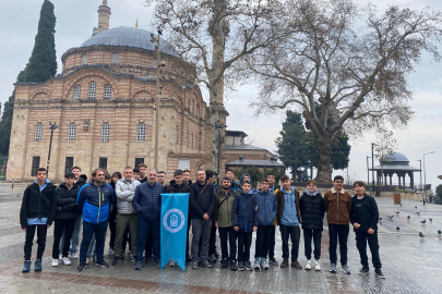 Yıldırımlı gençlerden tarihi yolculuk
