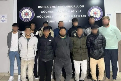 Bursa'da düzensiz göçmenlere şafak operasyonu